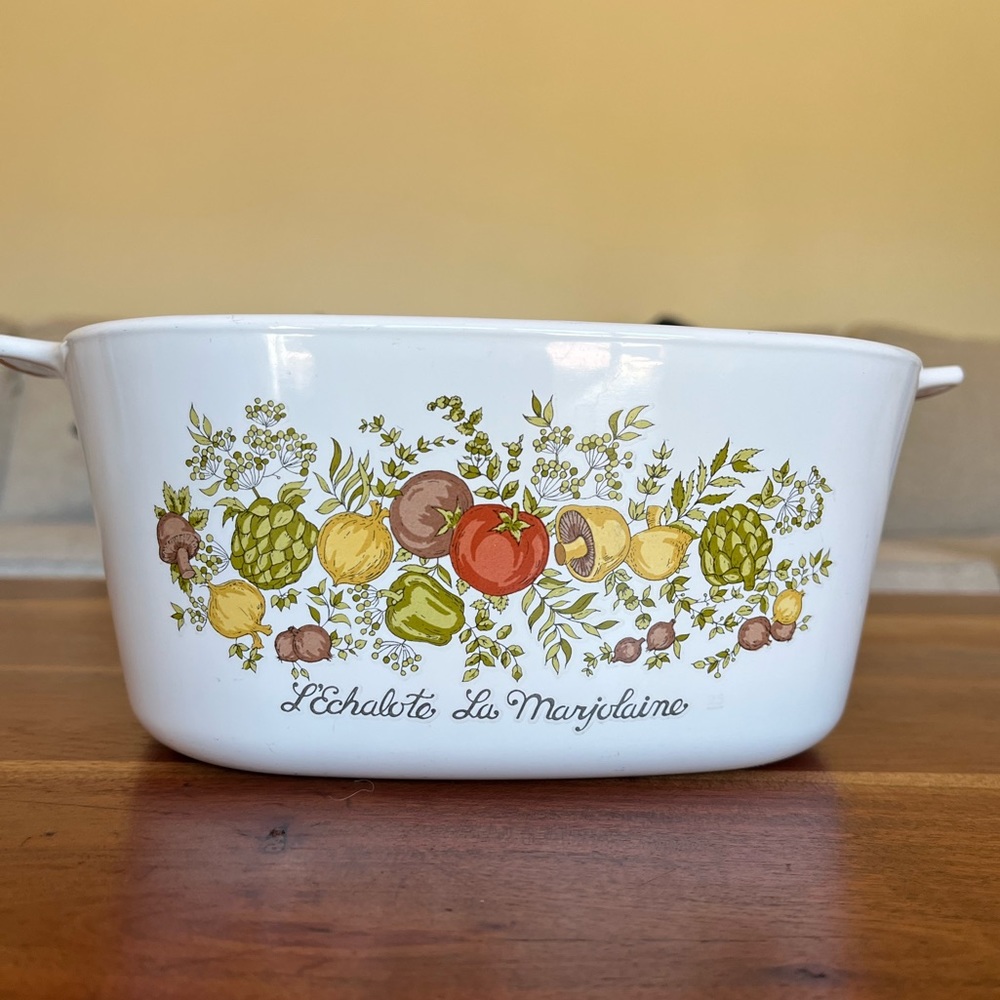 Vintage CorningWare Spice of Life Casserole Dish